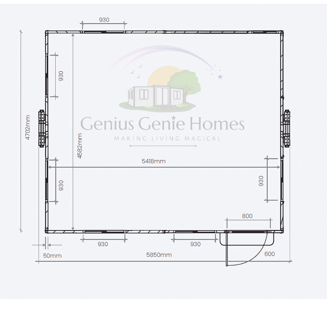 GGH Portable Workspace – 25m² - Genius Genie Homes